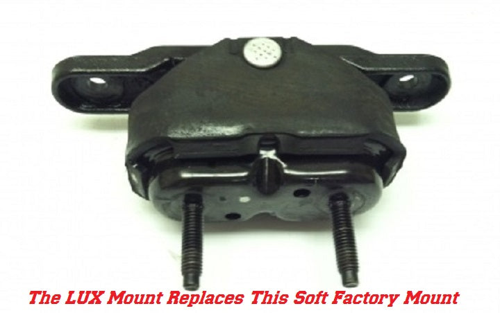 stock c5 corvette trans mount to soft causes wheel hop and shudder.
