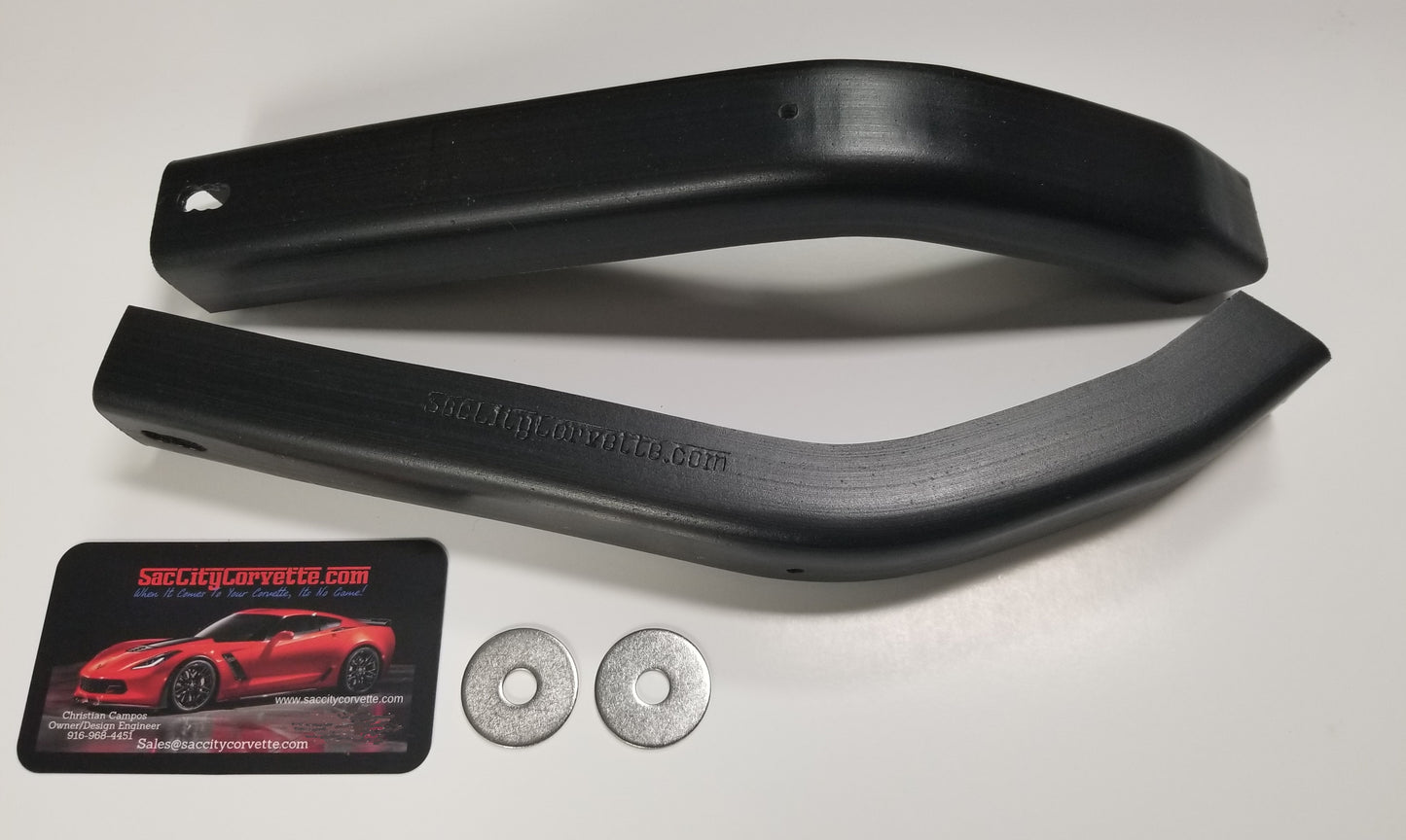 C5 skid bar protection radiator support
