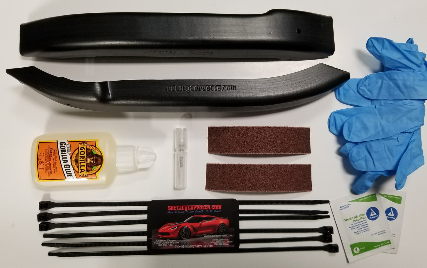 C7 Corvette skid bar protection radiator