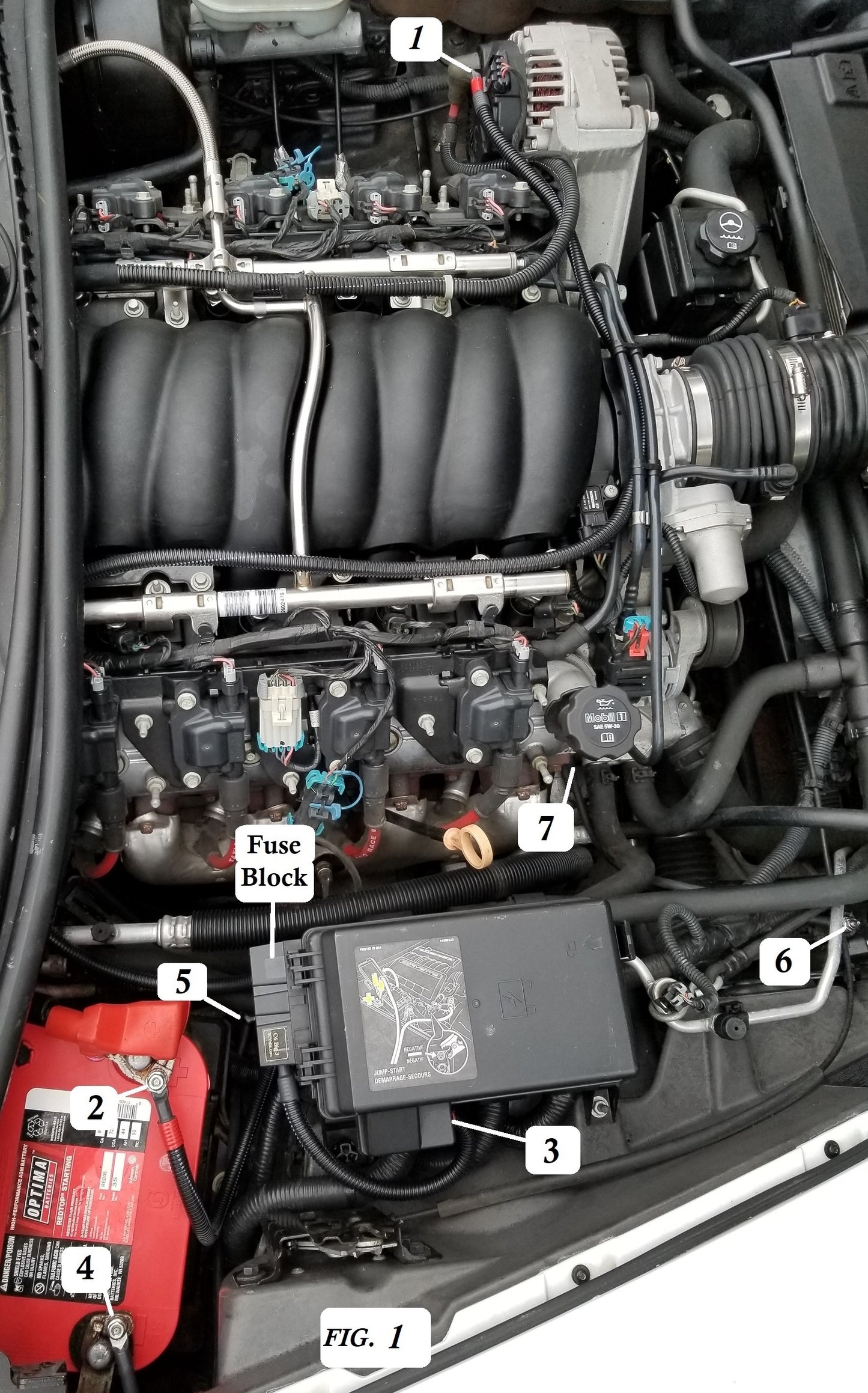 C6 BIG 3 Charging System Improvement Kit