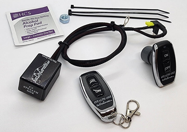 the best C7 Corvette npp controller Complete SacCityCorvette Stealth One NPP exhaust controller kit for C7 Corvette, including the wireless relay control module, custom-fitted cigarette lighter remote, and plug-and-play wiring harness."
