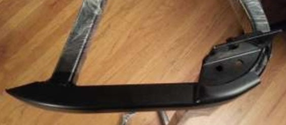 c7 installed skid plate protection