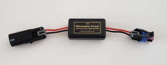 C5 Corvette Warning Star third brake light flasher module with plug-and-play harness for 1997-2004 models.
