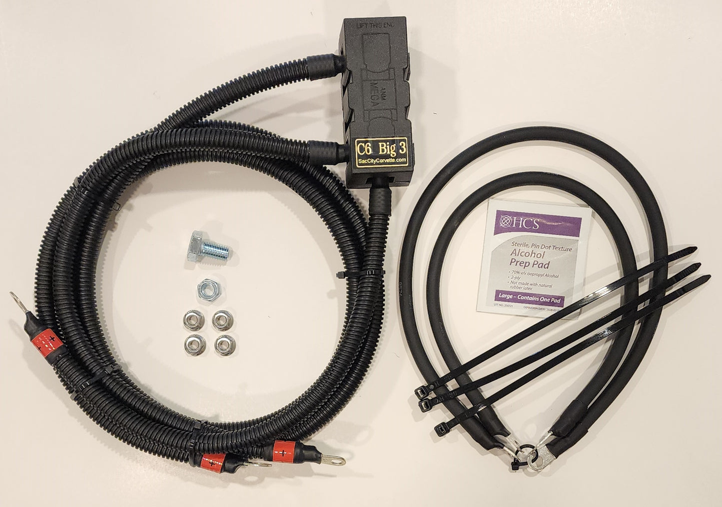 C6 BIG 3 Charging System Improvement Kit