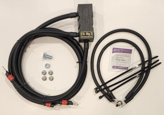 C6 BIG 3 Charging System Improvement Kit